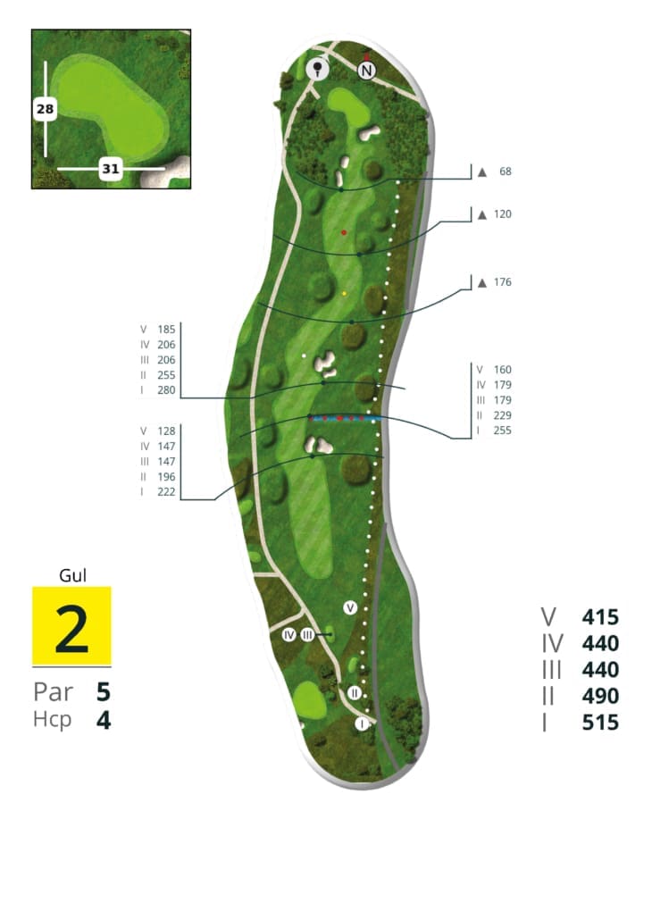 Gul 2 - Bråvikens Golfklubb